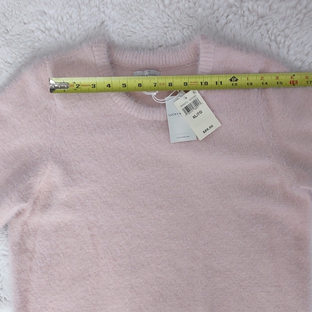 Lucky Brand Los Angeles California Sweater Pink, Size XL. - Picture 11 of 17